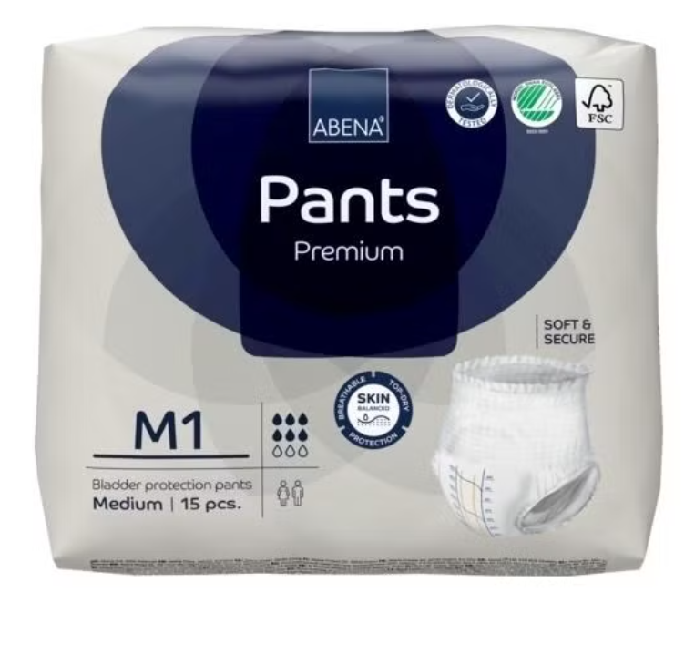 Abena Adult Diaper Pants Size M1 15pcs-Kenya