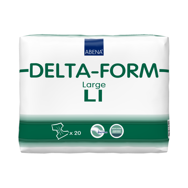 Abena Delta Form Adult Diaper Size L1 20s