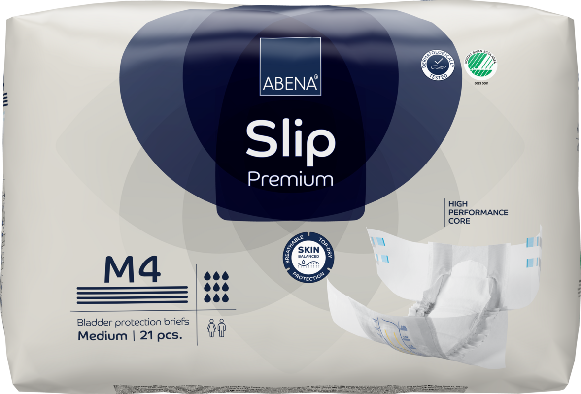 Abena Slip Adult Diaper Size M4 21Pcs