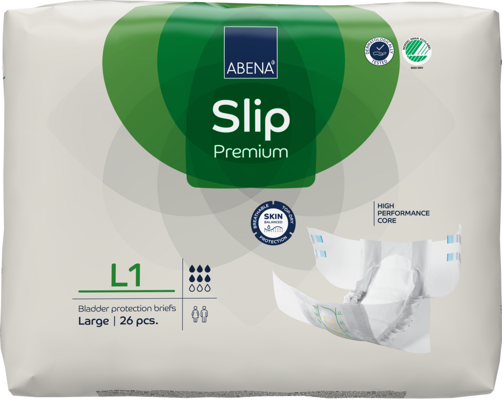 Abena Slip Adult Diaper Size L1 26Pcs