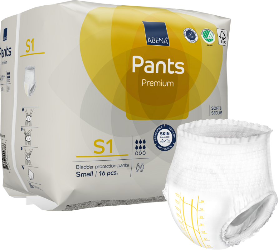 Abena Adult Diaper Pants size S1 16pcs-Kenya