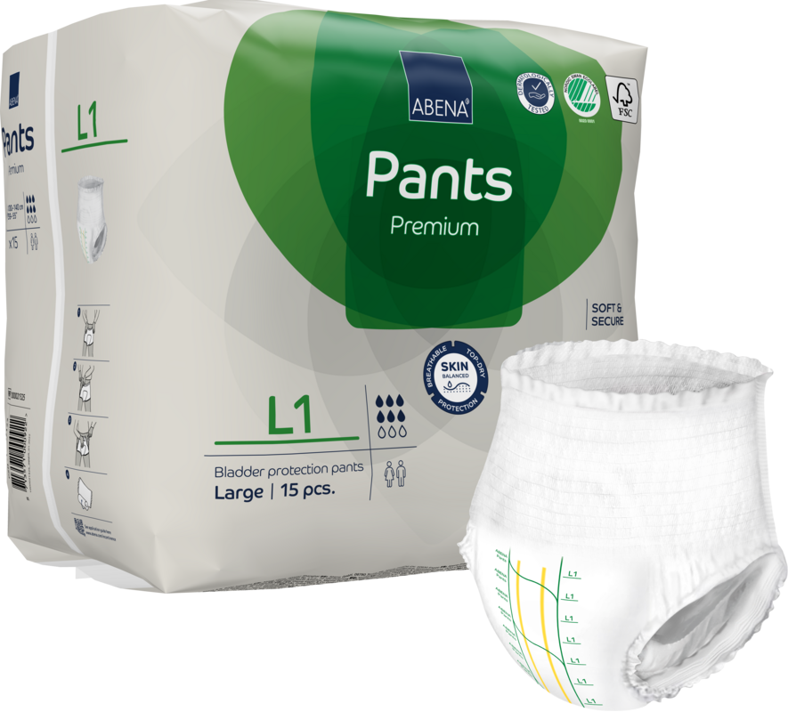Abena Adult Diaper Pants Size L1 15Pcs - Image 2