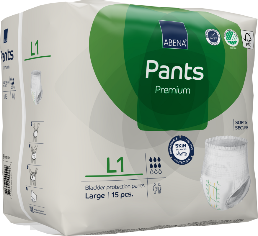 Abena Adult Diaper Pants Size L1 15Pcs - Image 3