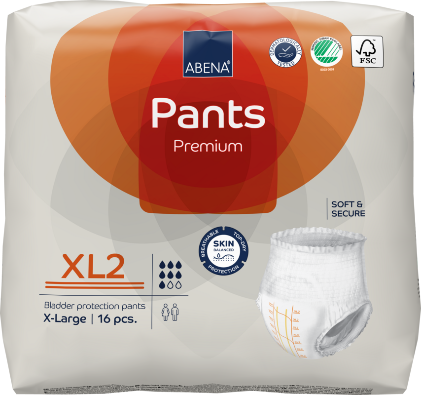 Abena Slip Adult Diaper Size XL2 16Pcs